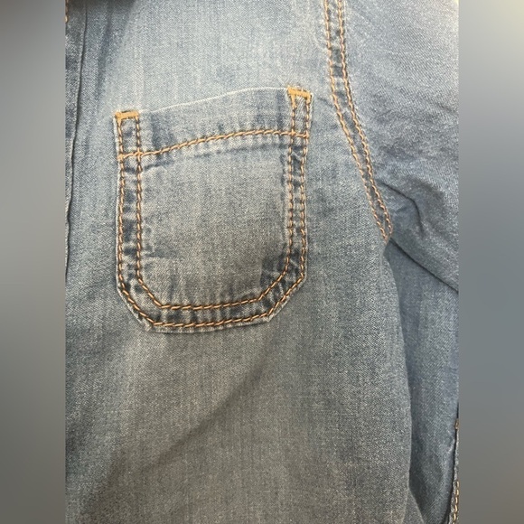 Sfera Denim shirt boys blue long sleeves cotton - Picture 11 of 13